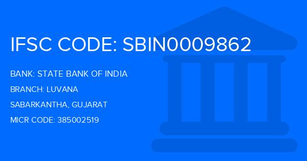 State Bank Of India (SBI) Luvana Branch IFSC Code