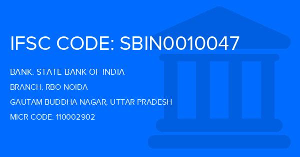 State Bank Of India (SBI) Rbo Noida Branch IFSC Code