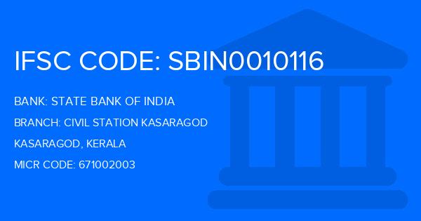 State Bank Of India (SBI) Civil Station Kasaragod Branch IFSC Code