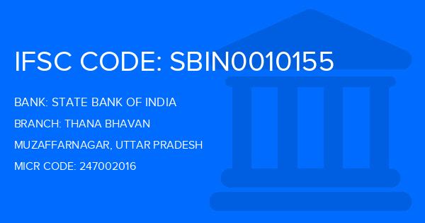 State Bank Of India (SBI) Thana Bhavan Branch IFSC Code