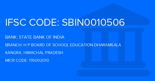 State Bank Of India (SBI) H P Board Of School Education Dharamsala Branch IFSC Code