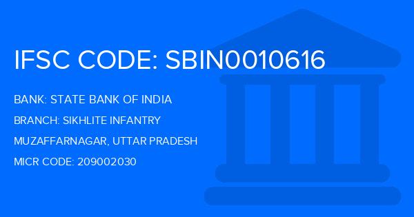 State Bank Of India (SBI) Sikhlite Infantry Branch IFSC Code