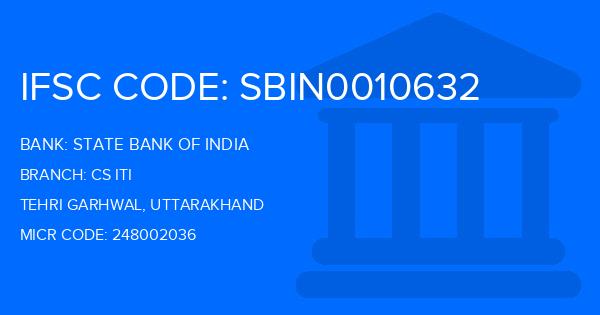 State Bank Of India (SBI) Cs Iti Branch IFSC Code