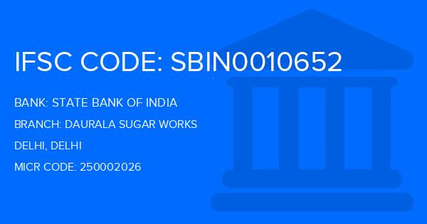 State Bank Of India (SBI) Daurala Sugar Works Branch IFSC Code