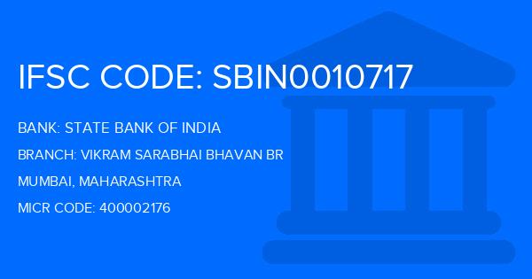 State Bank Of India (SBI) Vikram Sarabhai Bhavan Br Branch IFSC Code