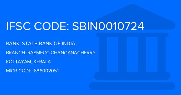 State Bank Of India (SBI) Rasmecc Changanacherry Branch IFSC Code