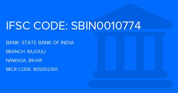State Bank Of India (SBI) Rajouli Branch IFSC Code