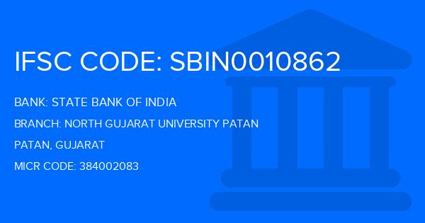 State Bank Of India (SBI) North Gujarat University Patan Branch IFSC Code
