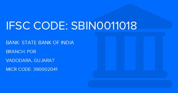 State Bank Of India (SBI) Por Branch IFSC Code