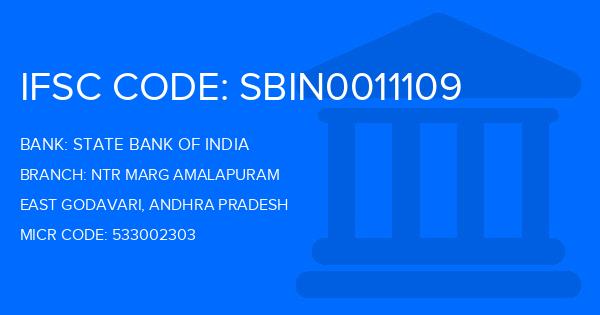 State Bank Of India (SBI) Ntr Marg Amalapuram Branch IFSC Code