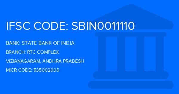 State Bank Of India (SBI) Rtc Complex Branch IFSC Code