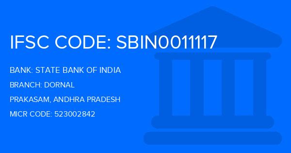 State Bank Of India (SBI) Dornal Branch IFSC Code