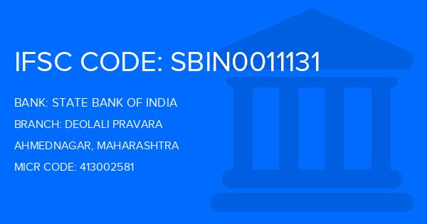 State Bank Of India (SBI) Deolali Pravara Branch IFSC Code
