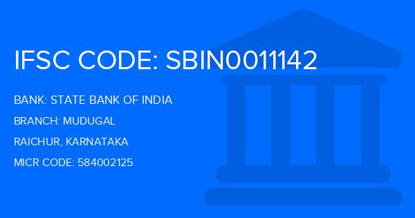 State Bank Of India (SBI) Mudugal Branch IFSC Code