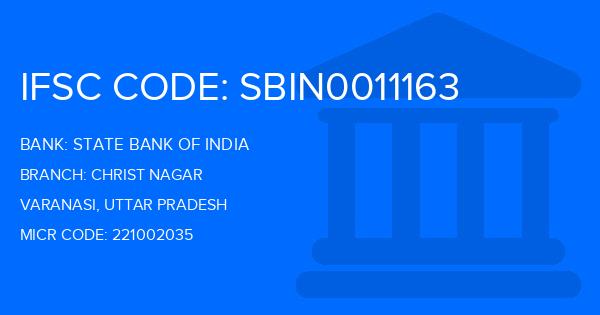 State Bank Of India (SBI) Christ Nagar Branch IFSC Code