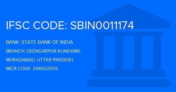 State Bank Of India (SBI) Deengarpur Kundarki Branch IFSC Code