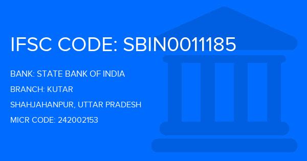 State Bank Of India (SBI) Kutar Branch IFSC Code