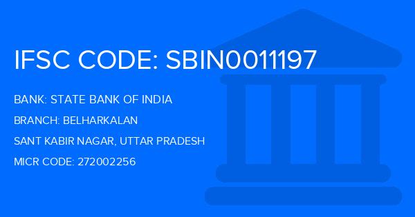 State Bank Of India (SBI) Belharkalan Branch IFSC Code