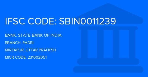 State Bank Of India (SBI) Padri Branch IFSC Code