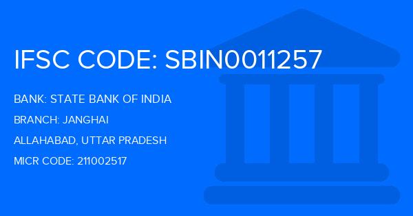 State Bank Of India (SBI) Janghai Branch IFSC Code