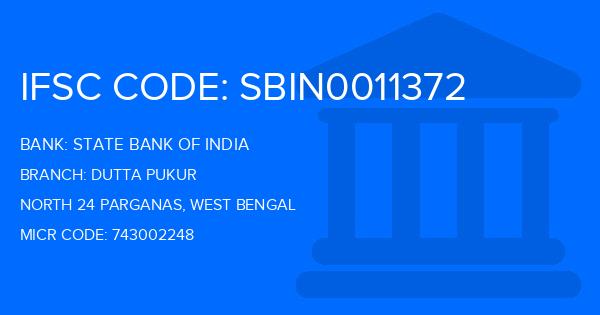 State Bank Of India (SBI) Dutta Pukur Branch IFSC Code