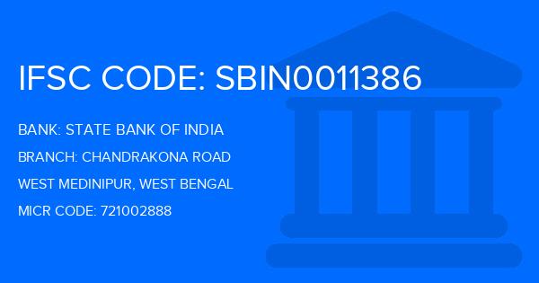 State Bank Of India (SBI) Chandrakona Road Branch IFSC Code