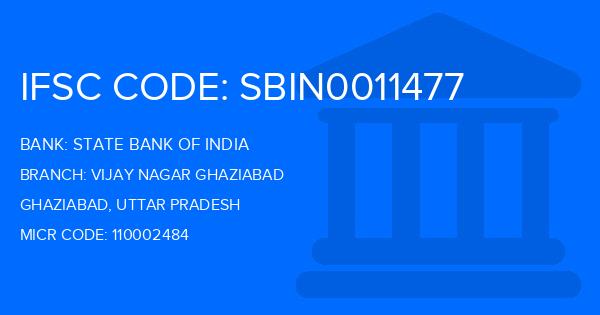 State Bank Of India (SBI) Vijay Nagar Ghaziabad Branch IFSC Code