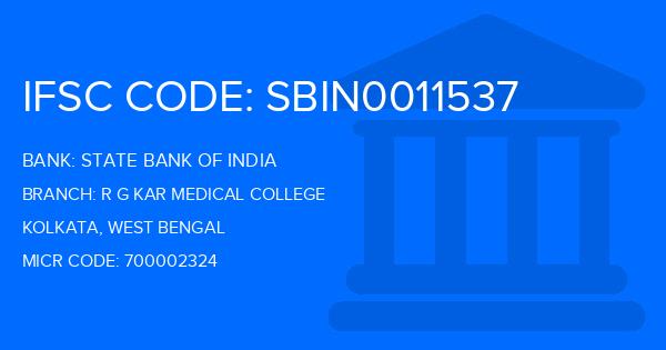 State Bank Of India (SBI) R G Kar Medical College Branch IFSC Code