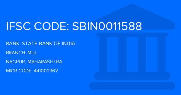 State Bank Of India (SBI) Mul Branch IFSC Code