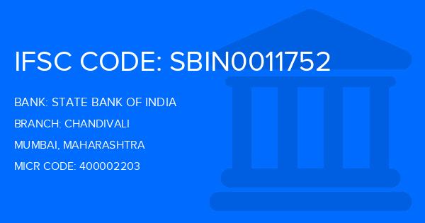 State Bank Of India (SBI) Chandivali Branch IFSC Code