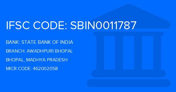 State Bank Of India (SBI) Awadhpuri Bhopal Branch IFSC Code