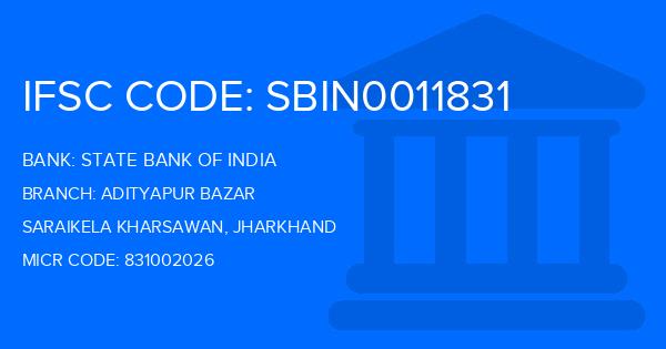 State Bank Of India (SBI) Adityapur Bazar Branch IFSC Code
