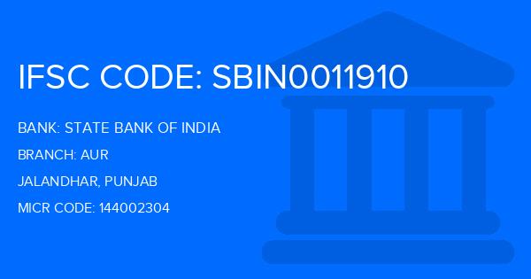 State Bank Of India (SBI) Aur Branch IFSC Code