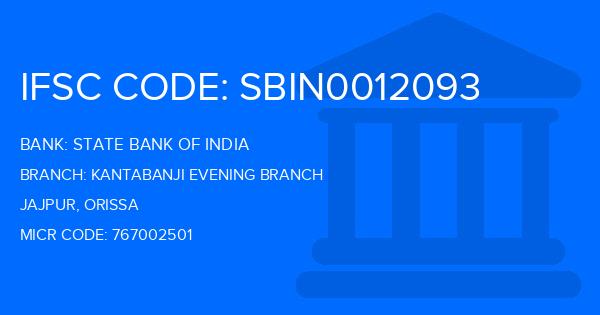 State Bank Of India (SBI) Kantabanji Evening Branch