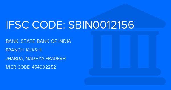 State Bank Of India (SBI) Kukshi Branch IFSC Code