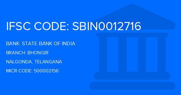 State Bank Of India (SBI) Bhongir Branch IFSC Code