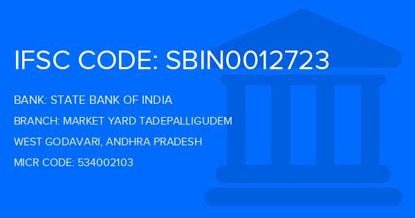 State Bank Of India (SBI) Market Yard Tadepalligudem Branch IFSC Code