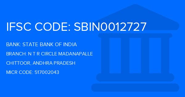 State Bank Of India (SBI) N T R Circle Madanapalle Branch IFSC Code