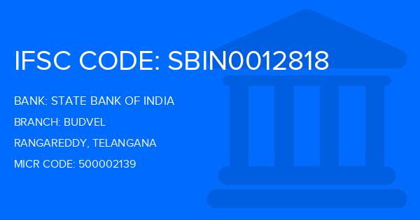 State Bank Of India (SBI) Budvel Branch IFSC Code