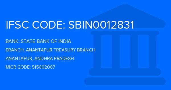 State Bank Of India (SBI) Anantapur Treasury Branch