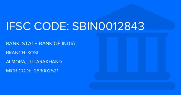State Bank Of India (SBI) Kosi Branch IFSC Code