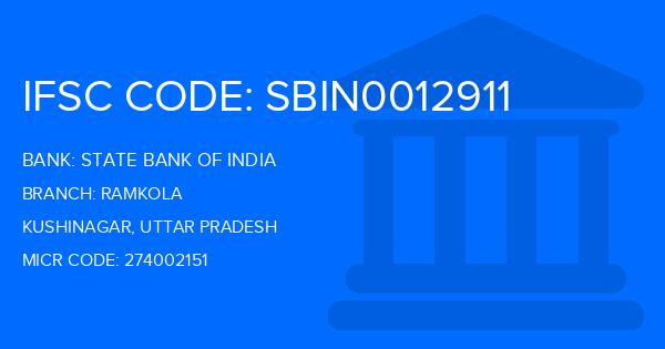 State Bank Of India (SBI) Ramkola Branch IFSC Code