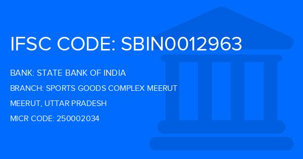 State Bank Of India (SBI) Sports Goods Complex Meerut Branch IFSC Code