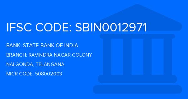 State Bank Of India (SBI) Ravindra Nagar Colony Branch IFSC Code