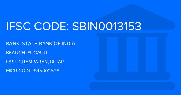 State Bank Of India (SBI) Sugauli Branch IFSC Code