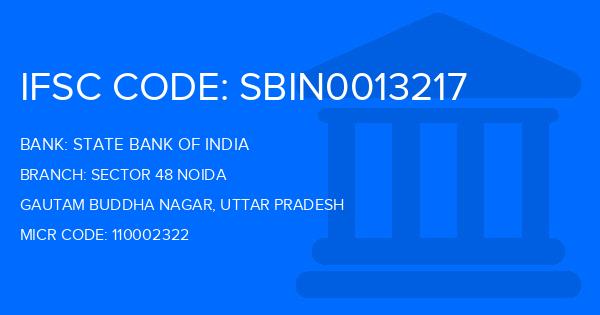 State Bank Of India (SBI) Sector 48 Noida Branch IFSC Code