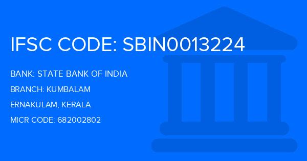 State Bank Of India (SBI) Kumbalam Branch IFSC Code