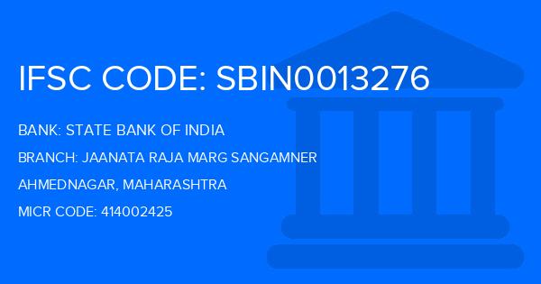 State Bank Of India (SBI) Jaanata Raja Marg Sangamner Branch IFSC Code