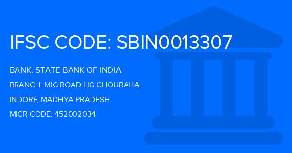 State Bank Of India (SBI) Mig Road Lig Chouraha Branch IFSC Code
