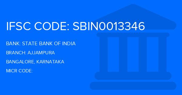 State Bank Of India (SBI) Ajjampura Branch IFSC Code